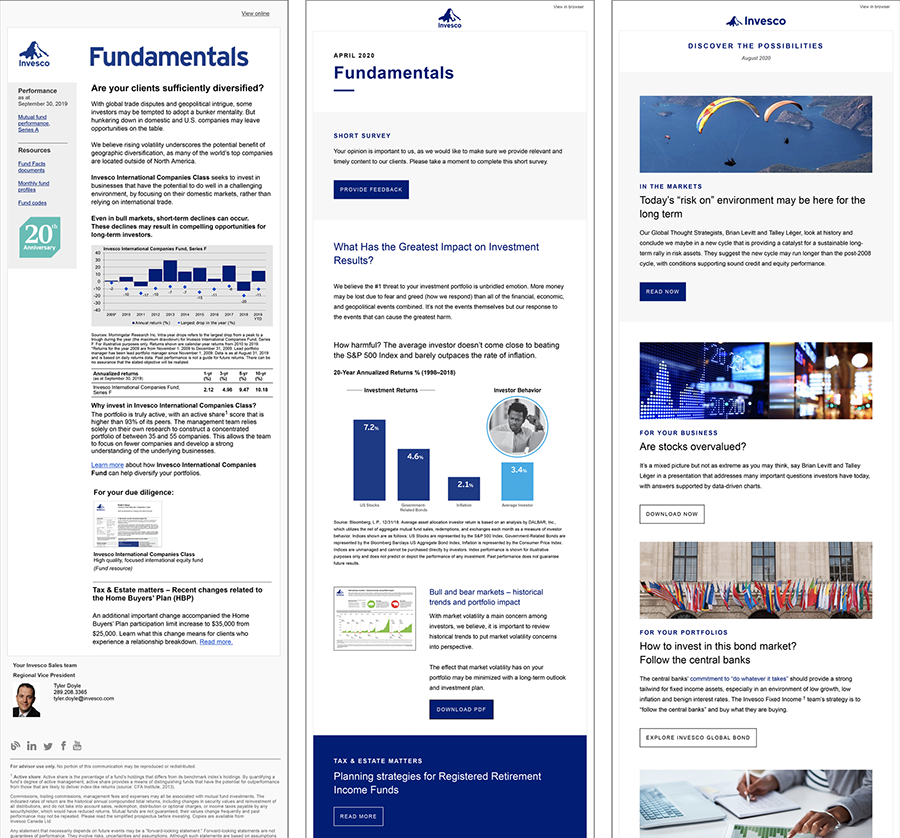 Fundamentals Email Marketing, July 2016 to September 2020